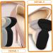 6 Pairs Reusable High Heel Half Size Insert Pads - Protective Heel Liners & Cushions for Comfortable Shoes - Assorted Colors & Adhesive Backing - Buy Online on GoSupps.com