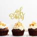 24 Pcs Oh Baby Bee Gender Reveal Cupcake Toppers Flower Baby Shower Party Birthday Party Cake Decoration Dessert Insert MGPFERD - Buy Online on GoSupps.com