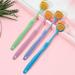 HUADU Tongue Brush: Stainless Steel Cleaner for Adults & Kids - Fight Bad Breath with Metal & Plastic Scraper (4+4 Pack) - Buy Online on GoSupps.com