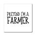 Funny Farmer Halloween Creativity Women Men Costume Hilarious Farmingcostume Monsters Enthusiasts Sarcasm Pun Magnets 4" 4"