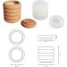 Concrete Candle Jar Mold with Lid | BOOWAN NICOLE Silicone Mould for DIY Planter & Cement Storage Pot | SH0785 - Buy Online on GoSupps.com