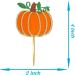 Confetti! Pumpkin Cupcake Toppers Fall Party Theme Pumpkin Birthday Thanksgiving Halloween Decorations Party Cake Decorations Supplies - Buy Online on GoSupps.com
