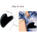 100% Natural Black Heart-Shaped Gua Sha Stones for Face Eyes & Neck - Massage Tool for Skin Care & Relaxation - Buy Online on GoSupps.com