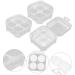 Gatuida 3pcs 4 4 Grid Egg Storage Box Eggs Compartment Egg Holder Egg Storage Container Splitter re-usable - Buy Online on GoSupps.com