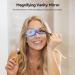 Agate Magnification Makeup Glasses | Rotating Foldable Reading Glasses for Women - Unidirectional Enlargement in Blue - Buy Online on GoSupps.com