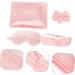 Didiseaon 2 Sets Headband for Women Maid of Honor Maid of Honor Proposal Bridesmaid Eysmasks Eye Shades for Sleep Wedding Party Favors Flower Girl Proposal Silk - Buy Online on GoSupps.com