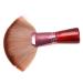 FOMIYES Neck Duster Brush cosmetics brush large powder brush Fan Highlighter Brush face powder Blush Makeup Brush professional makeup Hair Cutting Brush mineral Miss hair brush 20x4x16cm Brown