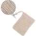 Baluue 8 Pcs Cotton Linen Soap Bag Bar Soap Pouch Soap Net Soap Exfoliating Pouch Bar Soap Bag Khaki 14x9.5cmx2pcs Khakix2pcs - Buy Online on GoSupps.com