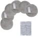 Kinhwa make -up removered Pads Reusable Smink pads Washable microfiber Sleeping pads face super soft facial cleaning pads with laundry bag light gray 6 pieces (1 Pack) light gray