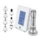 Shock wave therapy device is professional ED shock wave therapy professional ED shock wave therapy device with 7 massage heads muscle massage device for chronic pain relief (color: silver)