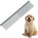 Zimingu Stainless Steel Pet Grooming Comb | Professional Shedding Tool for Cats & Dogs - Perfect for Poodles - Buy Online on GoSupps.com