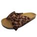 XTZYGLFD Summer sandals women shoes fashion bow slippers beach sandals beach sandals big flat paragraph women floor ladies sandals stiletto sandals brown 6.5 uk
