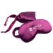 Silky Sleep Mask for Sleeping with Stretchable Strap Lightweight Soft Comfortable Light Blocking Night Blindfold Eye Shades with Pouch Bag for Travel Airplane Nap (Purple)