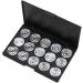 TOVINANNA 3pcs 15 Empty Cosmetic Case Eyeshadow Eye Shadow Travel Makeup Case Make up Kit Concealer - Buy Online on GoSupps.com