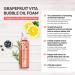 G9SKIN Grapefruit Vita Bubble Oil Foam (210g/7.40oz) 2-in-1 Double Cleanser with Vitamin-Rich Grapefruit and Plant Oils Hydrating Deep Pore Cleansing for All Skin Types - Buy Online on GoSupps.com