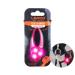 Laroo safety LED flashing light for dogs cats LED light Luminaire trailer keychain 3 turn signal fashionis safety light for walks with the dog outdoor sport (pink)