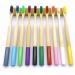 Suicra Organic Toothbrush Set - 10 Soft Nylon Bristle Biodegradable & Plastic-Free - Eco-Friendly Oral Care - Buy Online on GoSupps.com