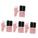 FRCOLOR UV Manicure Gloves 8 Pairs Uv Gloves Nail Accessories Anti Gloves Uv Protection Gloves Nail Art Accessory Manicure Gloves Nail Lamp Light Fingerless Gloves Light Cotton Anti-uv