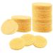 50 Pcs Facial Sponges Compressed Face Sponges Cleansing Sponge Cellulose Facial Cleansing Sponge Pad Exfoliating Face Sponge Reusable Sponge for Facial Cleansing Makeup Remover Exfoliating