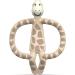 Matchstick Monkey Teether & Gel Applicator Bundle - Gigi Giraffe Design | BPA-Free Silicone | Includes 1 Animal Teether + 2 Soother Clips | Easy-to-Grip Design | Antimicrobial | 3 Months - Buy Online on GoSupps.com