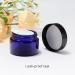 Yishik 6 Pack 30ml Blue Glass Jars with Lids 1 oz Empty Cosmetic Jars for Face Cream Travel Containers Yishik Round Sample Storage Jars with White Inner Liners Blue-1oz - Buy Online on GoSupps.com