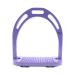 AK Aluminum Stirrups with Coated Colors (4.75 INCHES Purple) 4.75 INCHES purple