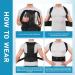 AOFITBRACE Posture Corrector for Men and Women Back Brace Full Back Support Straightener for Hunchback Adjustable Back Brace for Upper and Lower Back Pain Relief X-Large Black - Buy Online on GoSupps.com