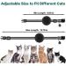 Reflective Airtag Cat Collar with Apple Air Tag Holder and Bell - 0.4 Inches Wide, Lightweight Black Design - Ideal for Girl and Boy Cats - Buy Online on GoSupps.com