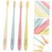 Gatuida Travel Toothbrush Set - 4 Small Head Cotton Brushes for Easy Packing | Plastic Travel-Friendly 1 Pack - Buy Online on GoSupps.com