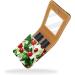 Buy Leather Lipstick Case Organizer with Mirror - Mini Lip Gloss Holder Bag - Fruit Watercolor Cherry Design - Buy Online on GoSupps.com