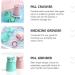 Pink Cute Bear Pill Grinder - Portable Pill Pulverizer & Crusher with Storage Box - Buy Online on GoSupps.com