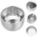 Coheali Double-Layer Shaving Cup | Stainless Steel Travel Foam & Soap Holder | Wet Shave Accessories with Sunflower Design - Buy Online on GoSupps.com