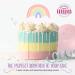 Pastel Rainbow Cake Topper - Buy Online on GoSupps.com