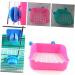 BESPORTBLE Rabbit Potty Trainer Hamster Litter Chinchilla Potty Trainer Corner Lacework Potty Trainer Cage Pink - Buy Online on GoSupps.com