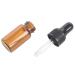 Yzibei 10pcs 3ml Empty Brown Glass Dropper Bottles with Pipette - Essential Oil Storage & Travel Solution - Buy Online on GoSupps.com