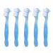 5-Part Prosthesis Removal Brush Set | Professional Portable Double-Sided Denture Care Brush (Blue) - Buy Online on GoSupps.com