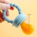 Baby Fruit and Vegetable Pacifier | Silicone Fruit Sucker for Infants | 3-Pack Snuller (Khaki) - Safe & Easy Feeding - Buy Online on GoSupps.com