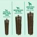 Denzel's Vegan Dog Dental Sticks - for Medium Dogs - Peanut Butter & Peppermint (Pack of 28) Peanut Butter & Peppermint 1 count (Pack of 28) - Buy Online on GoSupps.com