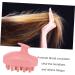 Fomiyes Silicone Scalp Massage Brush - Head Cleaning Tool for At-Home Massage 9.5x7cm Pink - Buy Online on GoSupps.com