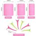 URAQT Hair Rollers Set - 18 Pcs Hair Curlers Styling Kit with Pins - No Heat Damage DIY Hair Styling Tools - Pink - 24pcs - Buy Online on GoSupps.com
