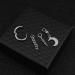 Mshion Unisex Moon Stud Earrings with Jewelry Box - 1 Pair | Unique Gift Idea - Buy Online on GoSupps.com