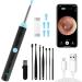 Hcqxnsl Ear Wax Remover Kit with 1296P HD WiFi Camera - Waterproof Wireless Ear Cleaner with 6 LED Lights | Portable Otoscope for Adults Kids Pets - 8pc Set (Black) - Buy Online on GoSupps.com
