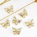 10pcs Shiny Zircon Butterfly Nail Charms - Alloy Rhinestones for Nail Art - Colorful Nail Jewels & Supplies - Buy Online on GoSupps.com