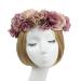 Flower crown flower wreath garland headband wedding headband hair wreath crown