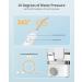 AUPO Water Flossers - Rechargeable Electric Dental Oral Irrigator 10 Modes 600ml Tank Portable Toothbrush Combo for Home & Travel - Buy Online on GoSupps.com