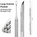 Pre-Treatment Cuticle Pusher for Russian Manicure - Dual Ended Cuticle Remover & Nail Prep Tool with 100/180 Grit Sandpaper - Perfect for Manicure & Pedicure - Buy Online on GoSupps.com