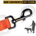 OneTigris Double Dog Leash with Reflective Stripes - 182cm Orange | Durable & Adjustable for Safe Walks - Buy Online on GoSupps.com