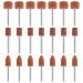 42 Pieces 3 Sizes Grinding Stone Sanding Drill Bits Rotary Grinding Stone Set Grinding Stone Drill Bit Set Stone Grinding Wheels with 3mm Shank for Polishing Stone