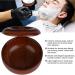 TMISHION Wooden Shaving Bowl with Lid - Men's Shaving Soap Cream Brush Container | Face Cleaning Tools | Foaming Cup with Cover - Buy Online on GoSupps.com