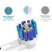 12 Pack of Compatible White Clean Replacement Toothbrush Heads for Oral-B Electric Toothbrushes - Fits Oral-B 7000/Pro 1000/9600/5000/3000/8000 - Buy Online on GoSupps.com